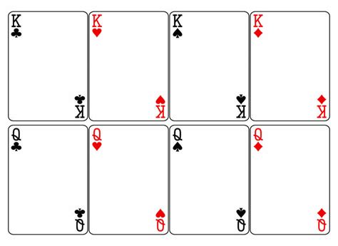 playing cards template free|Blank Playing Card Template .